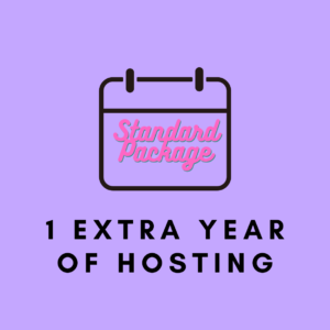 Hosting Extension - 1 Year Standard Package